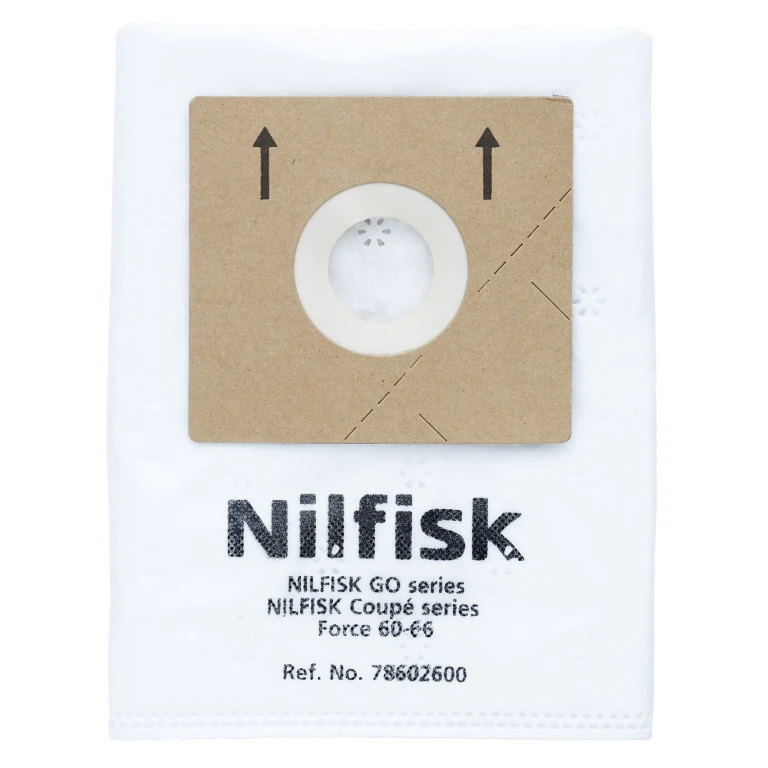 Nilfisk stofzuigerzakken fleece voor Compact, Coupe, Force en Go - set van 5