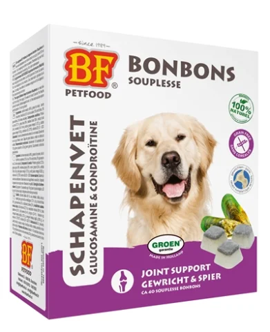 Biofood Schapenvet Maxi Bonbons Souplesse 40 St