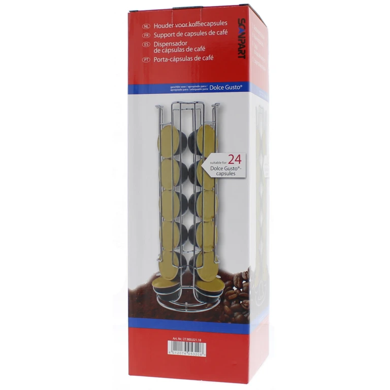 Scanpart Capsulehouder 24 stuks Dolce Gusto Zilver