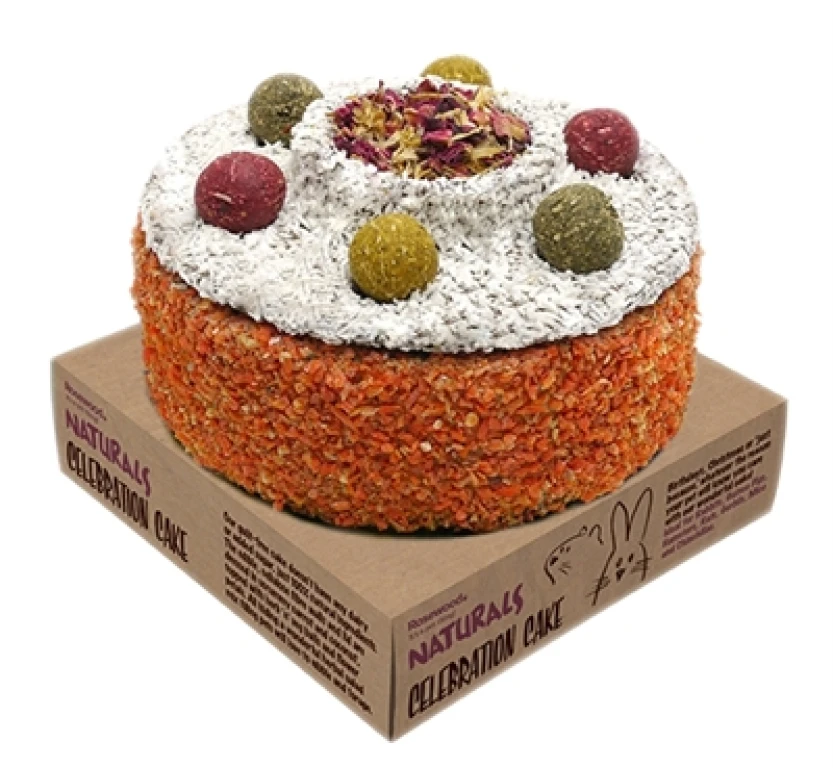 Rosewood Naturals Knaagdier Snack Verjaardagstaart 1 stuk