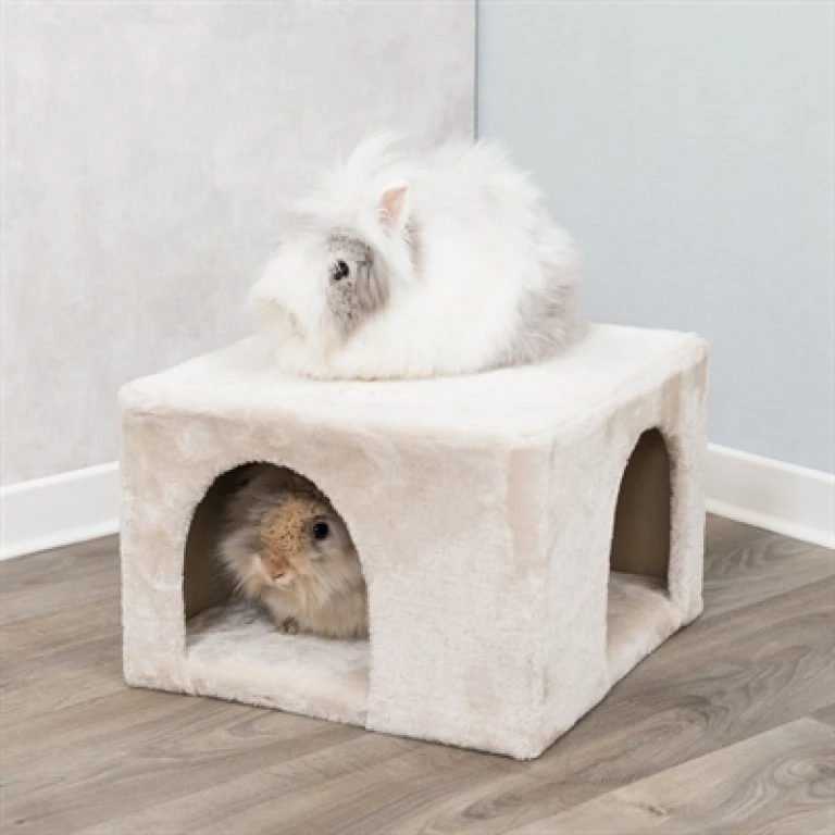 Trixie Knaagdierhuis Iglo Pluche Beige 36x36x25 cm - 1 stuk