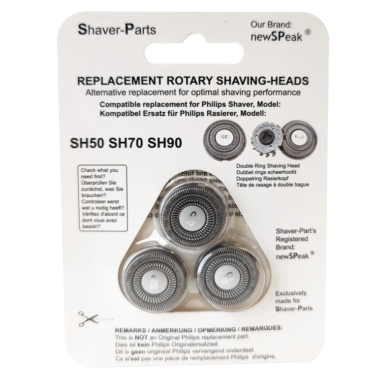 Shaver-Parts Scheerkoppen Set voor Philips 5000, 7000 en 9000 Series - 3 stuks