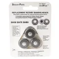 Shaver-Parts Scheerkoppen Set voor Philips 5000, 7000 en 9000 Series - 3 stuks