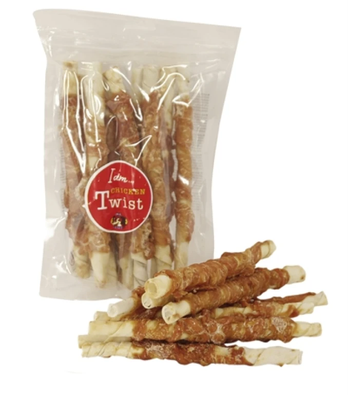 Hondensnack Kip Twist 20 cm - 400 gr