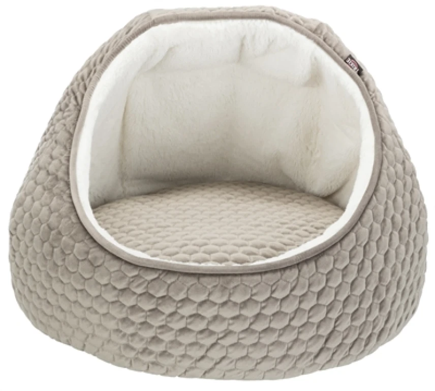 Trixie Kattenmand Iglo Livia Grijs/Creme 55x55x45 cm - 1 stuk