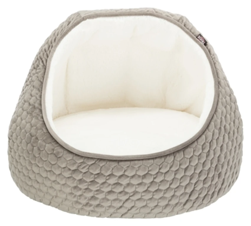 Trixie Kattenmand Iglo Livia Grijs/Creme 55x55x45 cm - 1 stuk