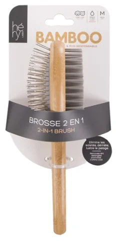 Hery Labo Borstel 2 In 1 Bamboe 