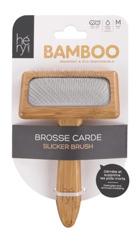 Hery Slickerborstel Bamboe Zacht Maat M