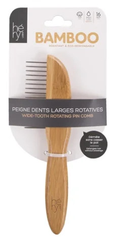 Hery Labo Kam Grof Met Roterende Tanden Bamboe 