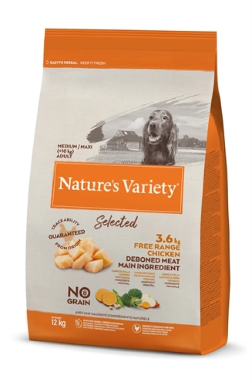 Nature's Variety Hond Droogvoer Scharrelkip 12 kg (1 stuk)