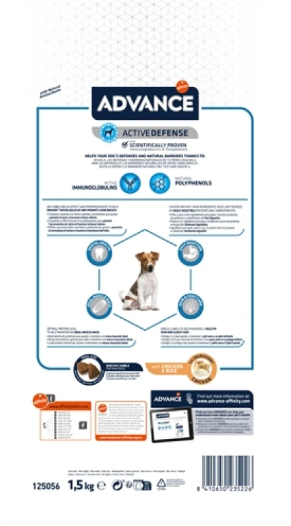 Advance Hond Droogvoer Mini Adult 1.5 kg