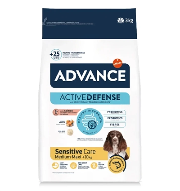 Advance Hond Droogvoer Sensitive Salmon / Rice 12 kg