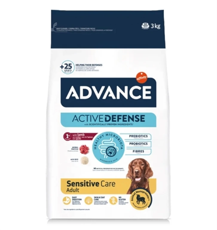 Advance Hond Droogvoer Sensitive Lamb & Rice 12 kg