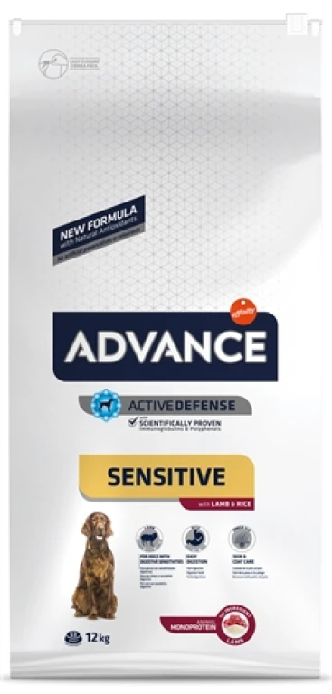 Advance Hond Droogvoer Sensitive Lamb & Rice 12 kg