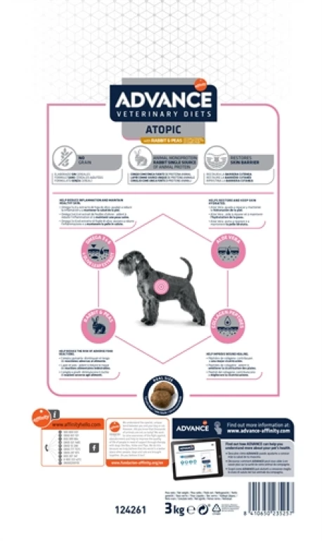 Advance Hond Droogvoer Atopic Gevoelige Huid Graanvrij 3 kg
