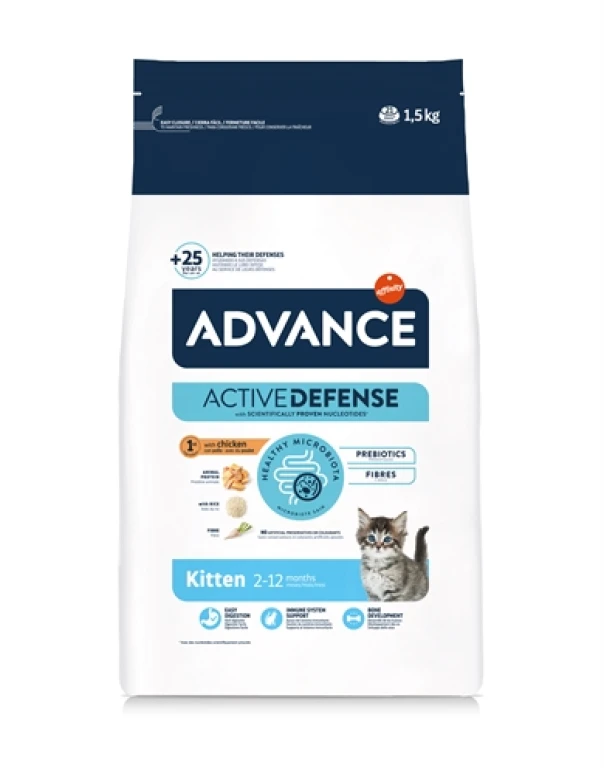 Advance Kat Droogvoer Kitten Kip & Rijst - 1,5 kg