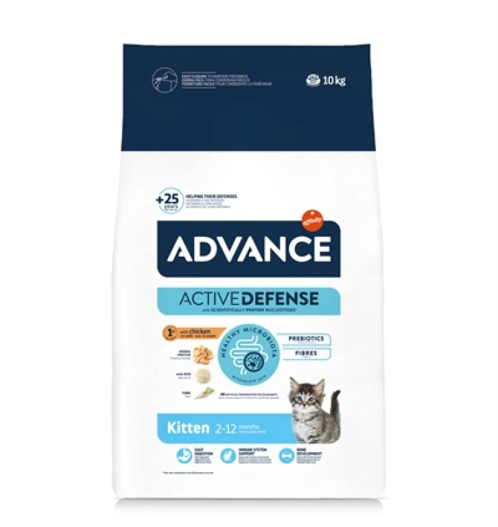Advance Kat Droogvoer Kitten Kip & Rijst - 1 stuk (10 kg)
