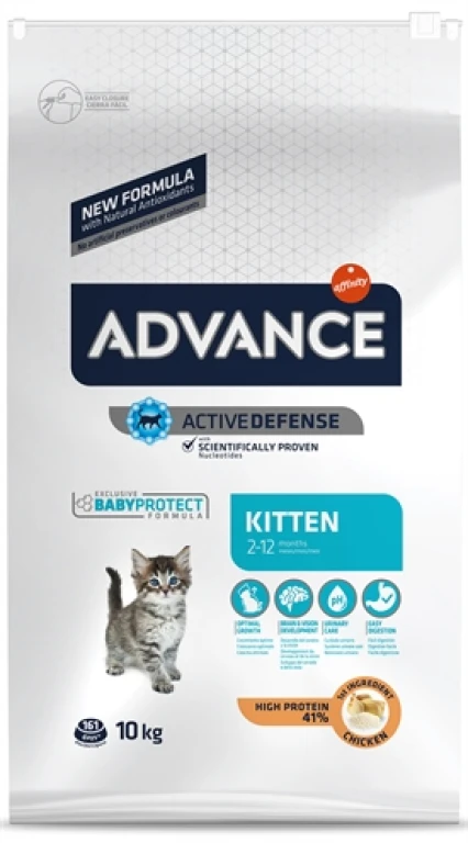 Advance Kat Droogvoer Kitten Kip & Rijst - 1 stuk (10 kg)