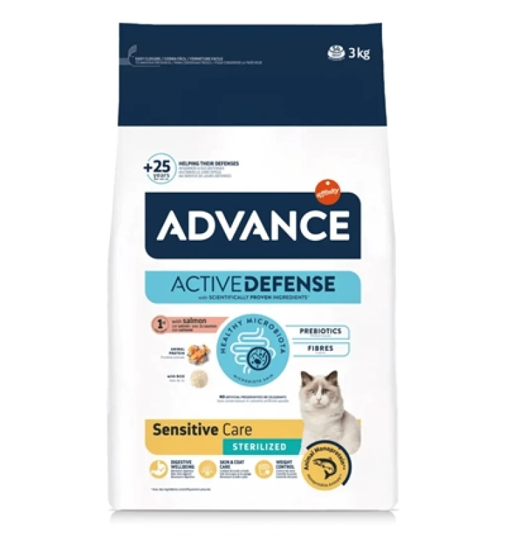 Advance Kat Droogvoer Sterilized Sensitive Salmon - 3 kg