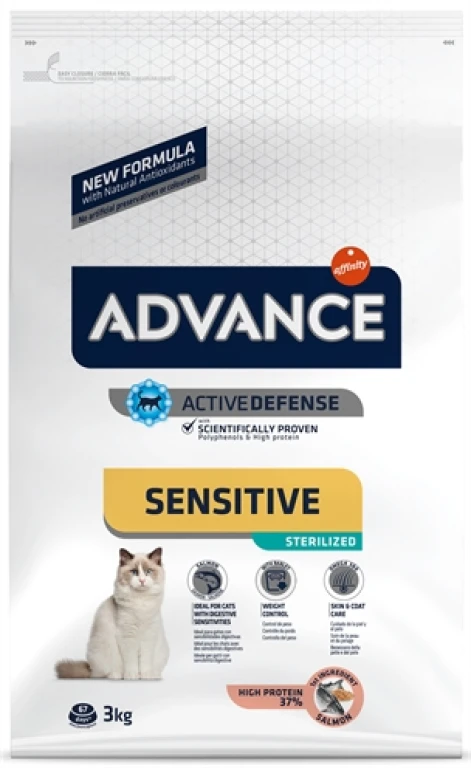 Advance Kat Droogvoer Sterilized Sensitive Salmon - 3 kg