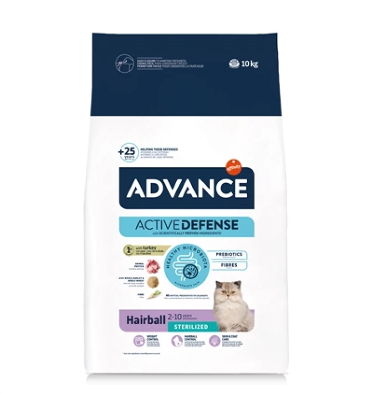 Advance Kat Droogvoer Sterilized Hairball - 10 kg