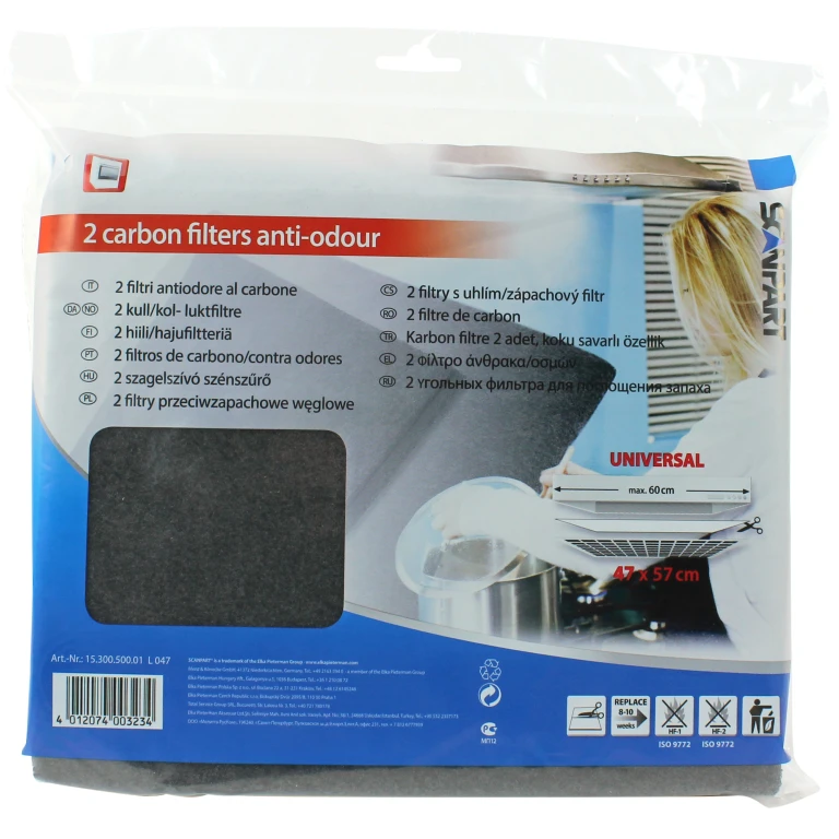 Scanpart Koolstoffilter Set 47x57cm - 2 stuks