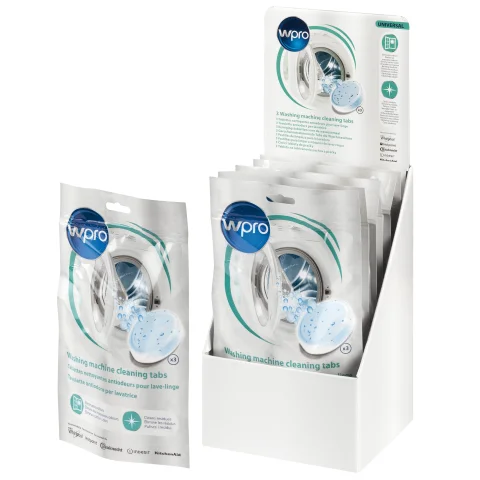 Wpro wasmachine reinigingstabletten 3 stuks - 484000000906