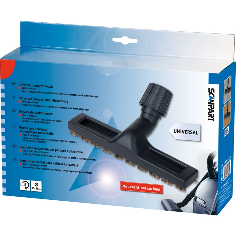 Scanpart Parketborstel Universeel 30-38mm Zwart