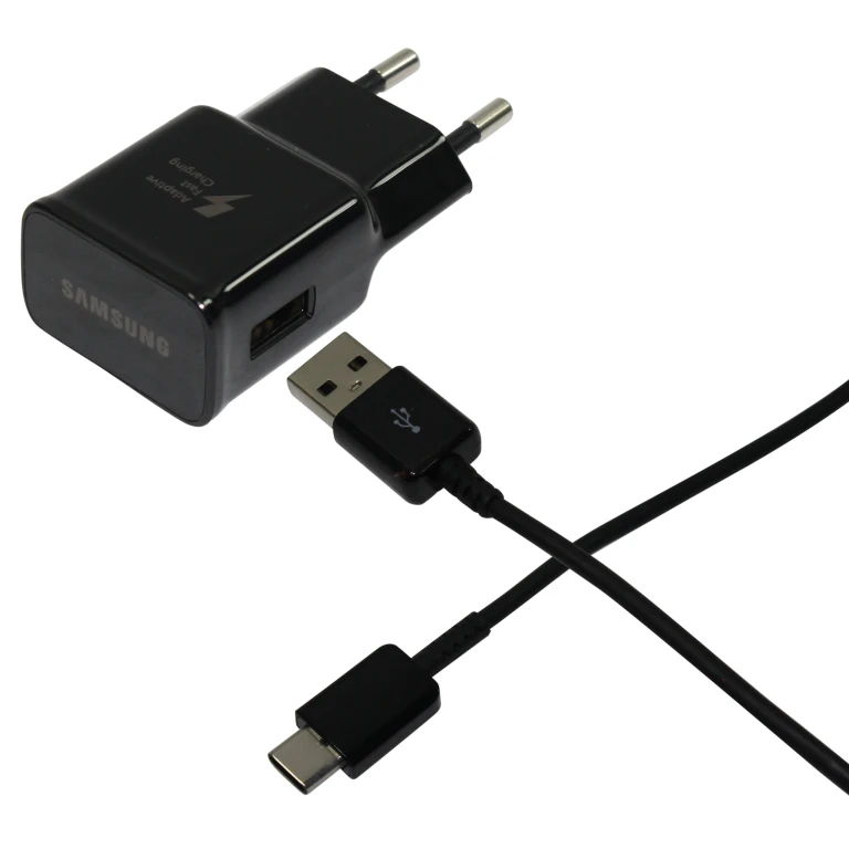 USB-C thuislader 15W zwart - orig. Samsung EP-TA20EBECGWW