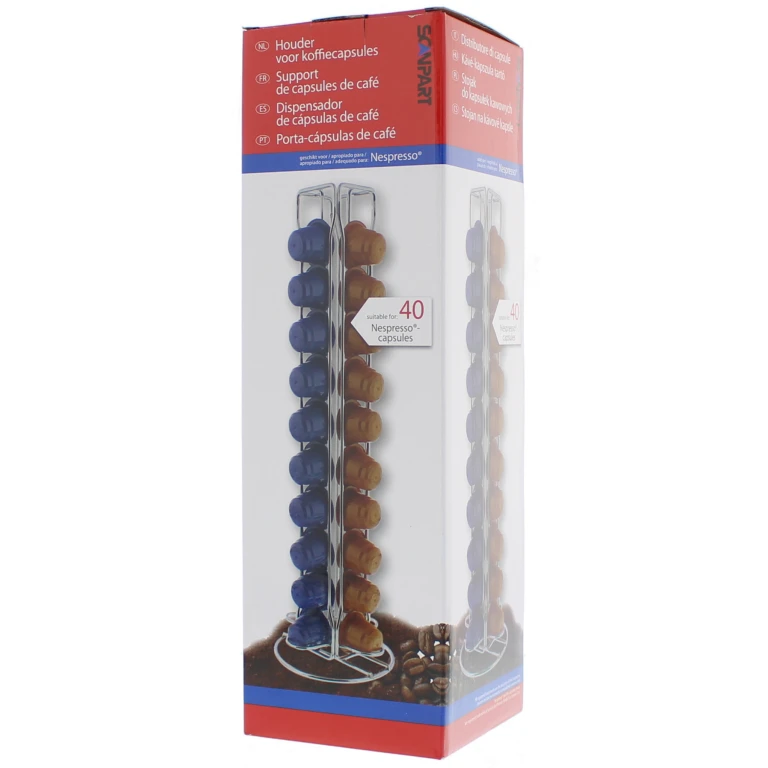 Scanpart Koffie Capsulehouder 1 stuk Nespresso Zilver