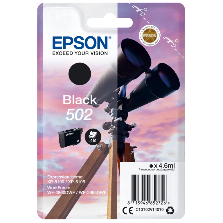 Epson Inktcartridge Zwart 1 stuk