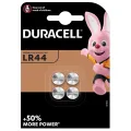 Duracell Alkaline Knoopcel LR44 - Set van 4 stuk