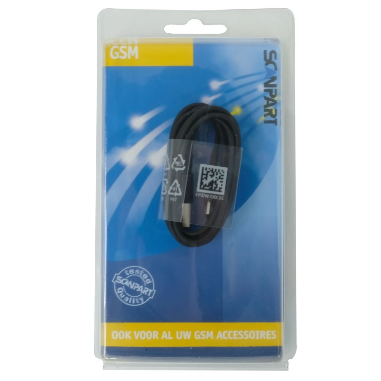 Samsung laad+datakabel USB-A(M) - USB-C(M) 1,2m zwart