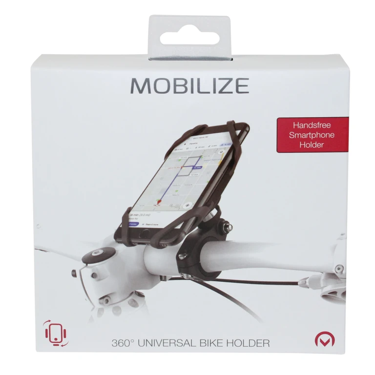 Mobilize Smartphone Fietshouder Universeel Transparant 1 stuk