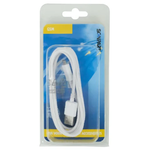 Samsung laadkabel micro usb wit origineel