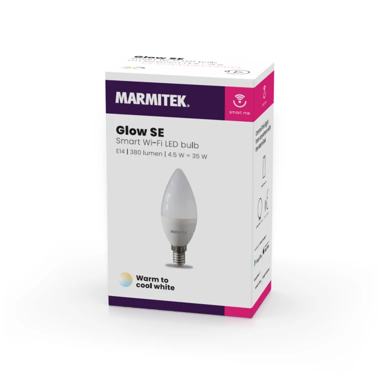 Marmitek Smart WiFi LED Kaarslamp E14 4.5W 380Lm - 1 stuk