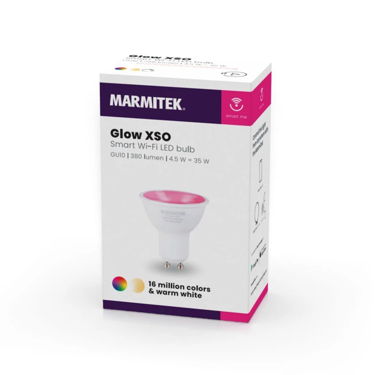 Marmitek Smart Wifi LED spot GU10, 4,5W, 380 Lm - 1 stuk