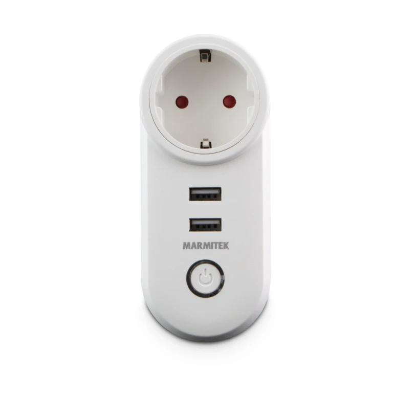 Marmitek Smart Wifi Stekker 15A 2USB 1 stuk