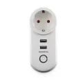 smart Wifi stekker 15A 2USB - 08519