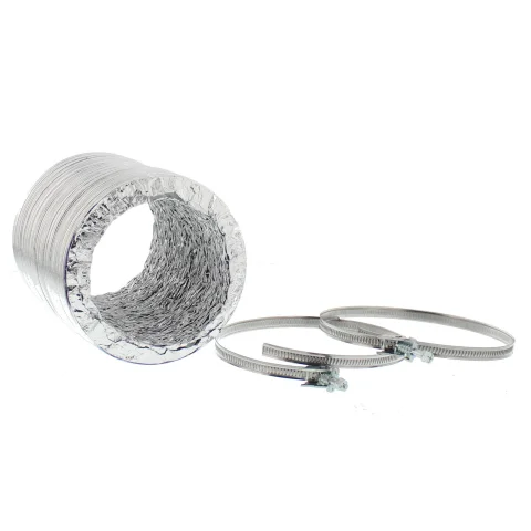 luchtafvoerslang set ALU 125mm 1,5m
