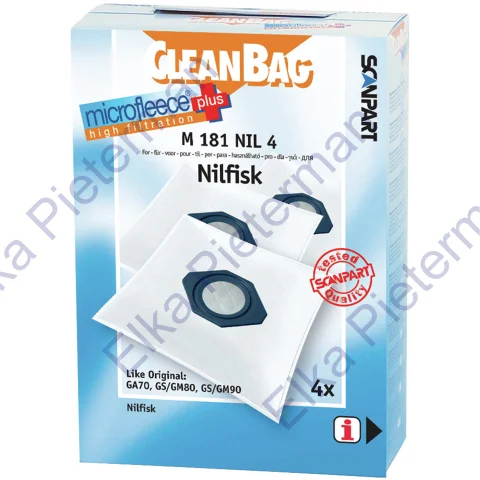 Stofzuigerzak fleece (doos) GM80/GM90 - 2682245181