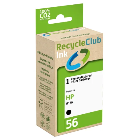 Wecare cartridge HP zwart WEC1120 alternatief HP56 - C6656A
