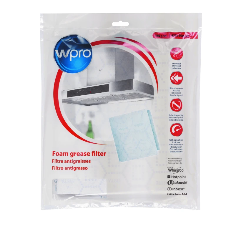 Wpro Afzuigkapfilter Universeel 47x97cm - 1 stuk