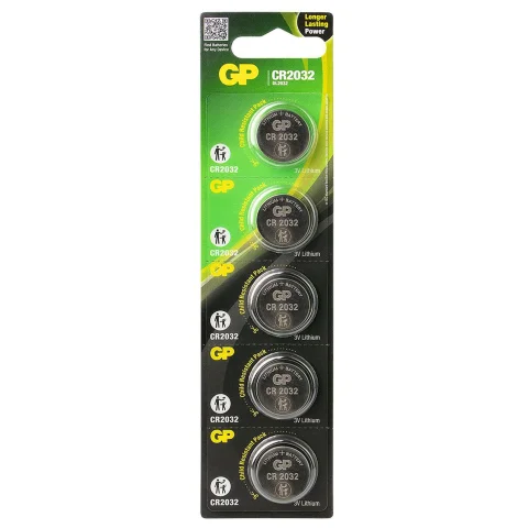 GP knoopcel lithium 5 stuks CR2032 - 0602032C5