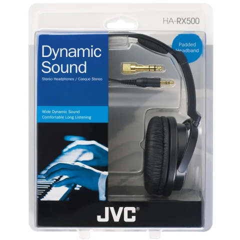 JVC hoofdtelefoon over-ear zwart - HA-RX500-E