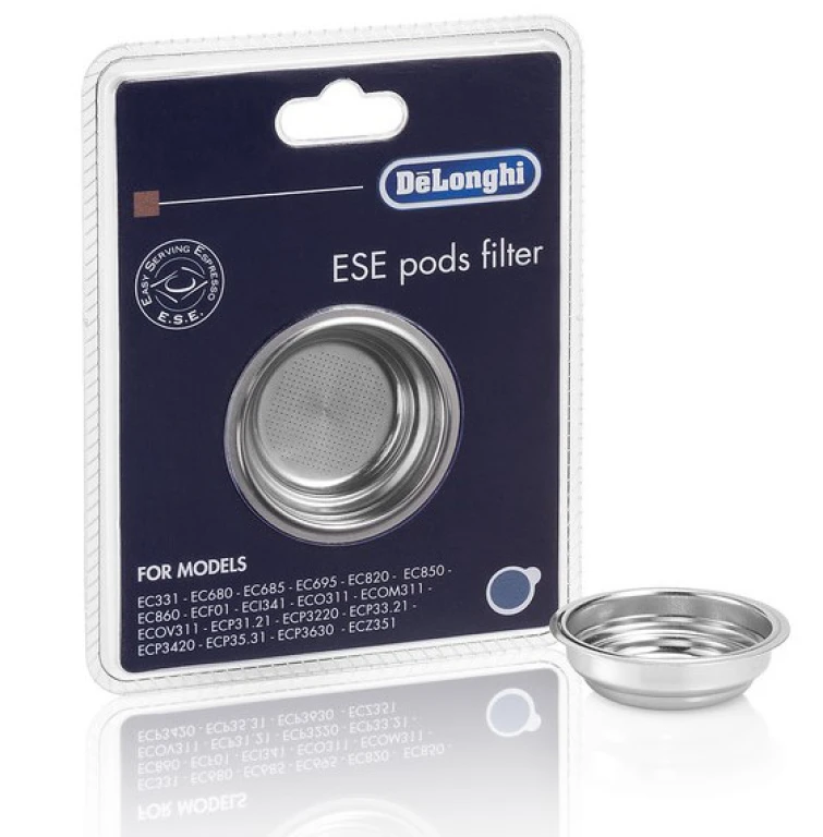 DeLonghi Padhouder Zwart voor E.S.E. koffiepads 1 stuk Plastic