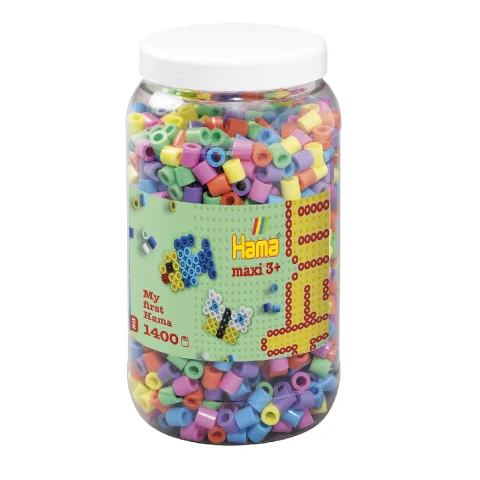 Hama 8541 Tub 1400 Maxi Beads Mix 50
