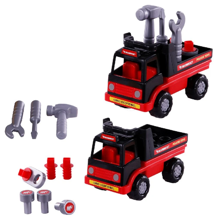 Mammoet Speelgoedvrachtwagen met Gereedschap 26 x 16 x 17,5 cm