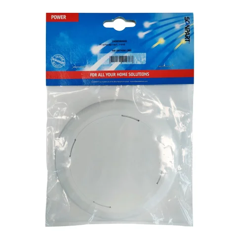 Kabelgoot Plafondplaat Wit Rond 12,5 cm - 1 stuk