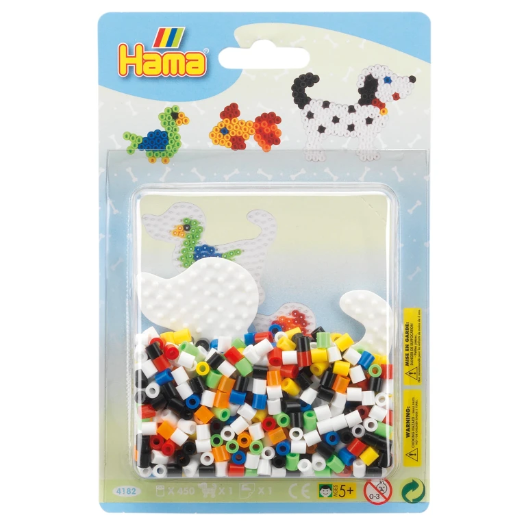 Hama Strijkkralenset Animals - 450 kralen - 1 stuk